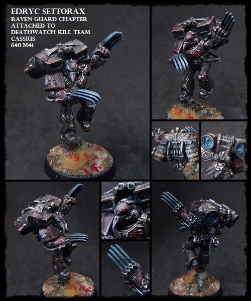 Warhammer 40k Space Marines – Raven Guard Deathwatch Peints Par Pro Assault